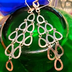 Silver-tone Drop Earrings